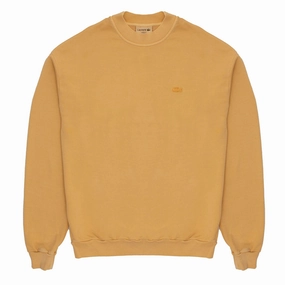 Lacoste Eco Dye Sweatshirt Golden Haze Daily Special Offer