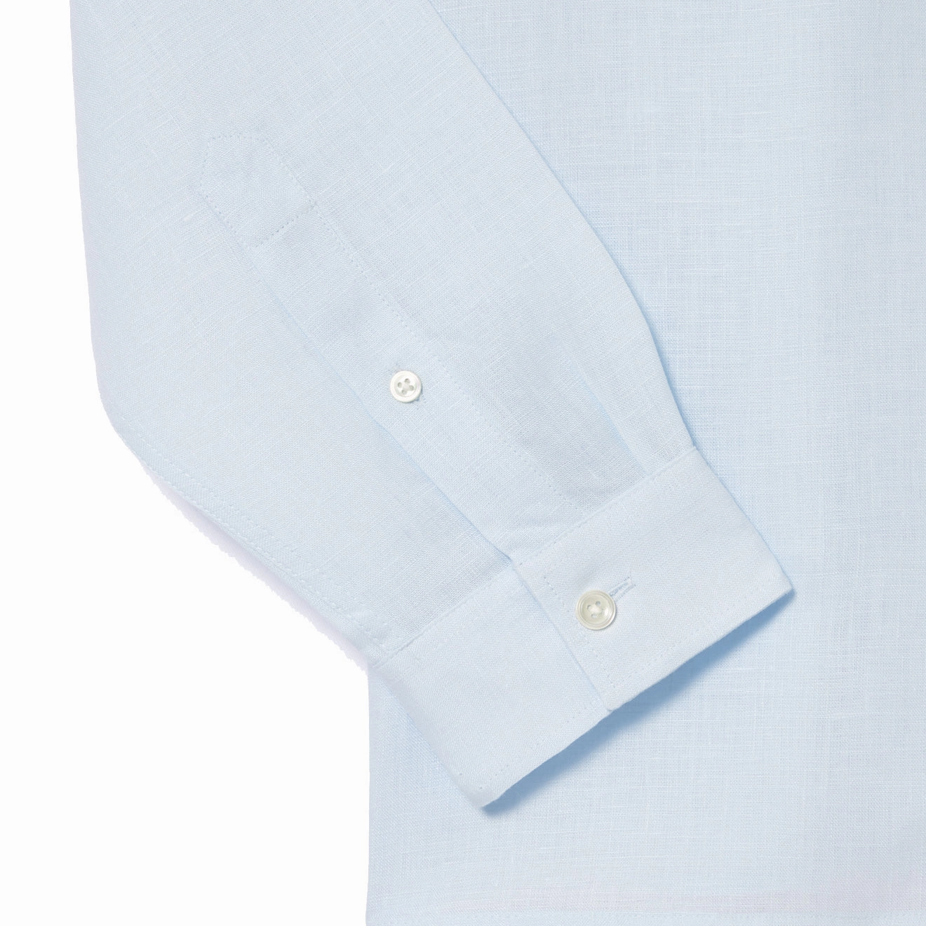 Clearance Sale Lacoste Linen Shirt Light Blue