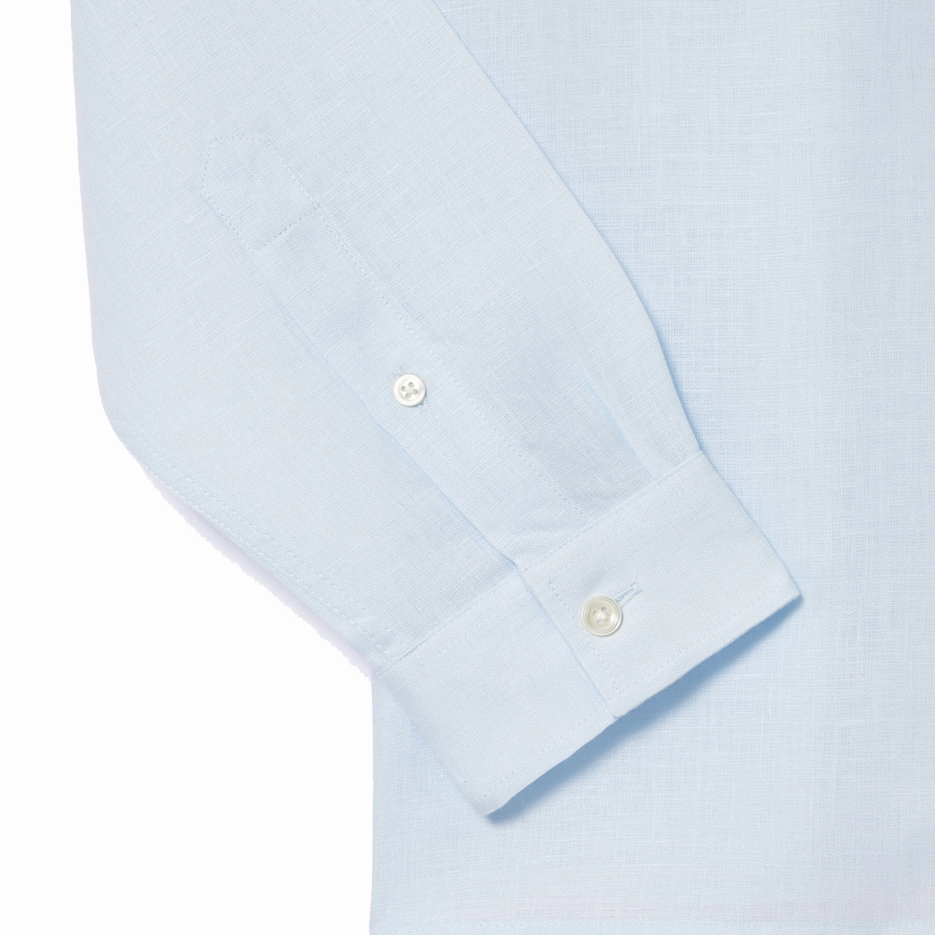 Lacoste Linen Shirt Light Blue Best Seller Deal Online Exclusive Deal