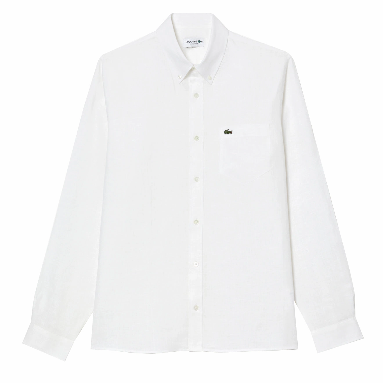 Surprise Discount Today Lacoste Linen Shirt White