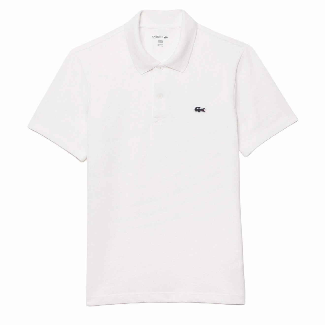 Lacoste Regular Fit Cotton Polo Shirt White Shop Grab Now