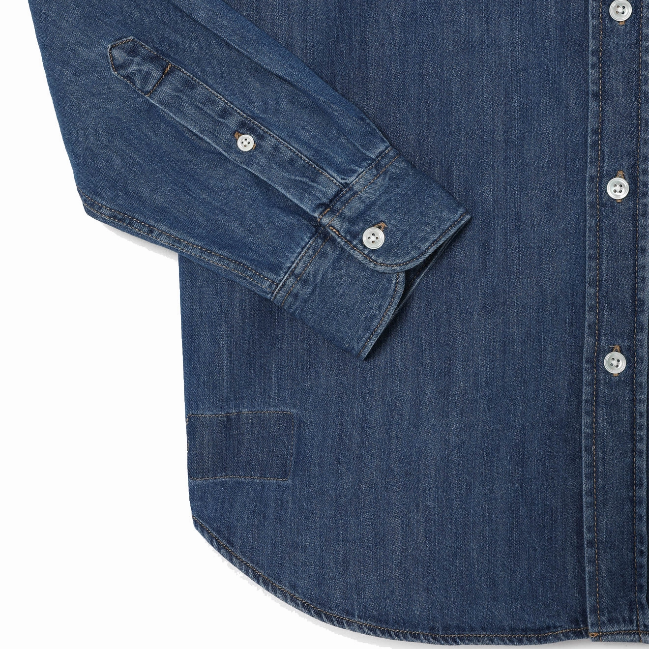Flash Offer Today Lacoste Regular Fit Denim Shirt Blue