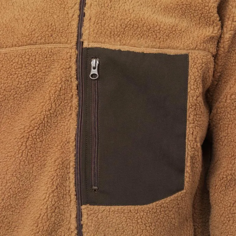 Laksen Teddy Mens Sherpa Fleece Jacket - Toffee Flash Sale Alert Now