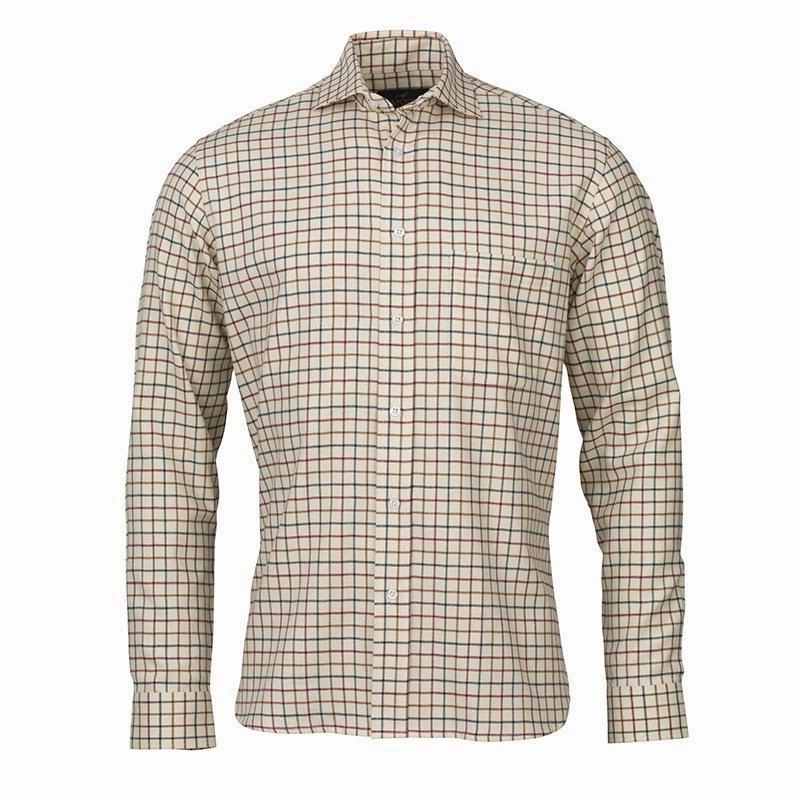 Shop Grab Savings Laksen Albert Mens Check Shirt - Pine
