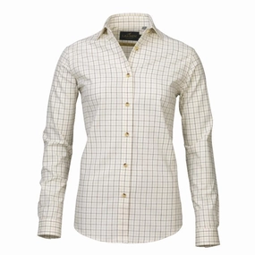 Laksen Arabella Ladies Shirt - Chocolate/Camel Instant Savings Deal