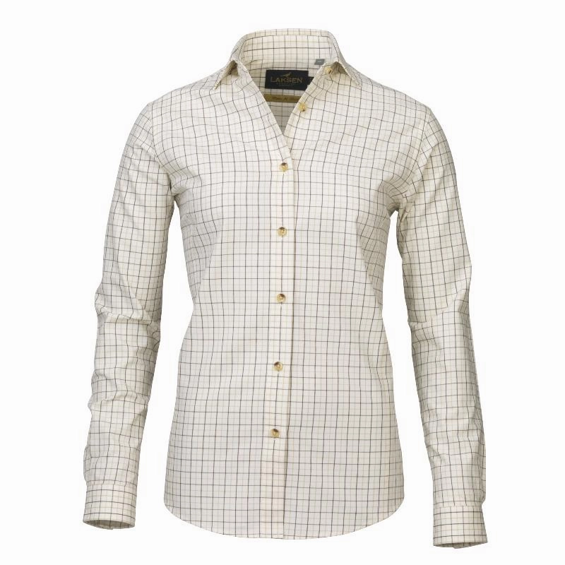 Laksen Arabella Ladies Shirt - Chocolate/Camel Instant Savings Deal