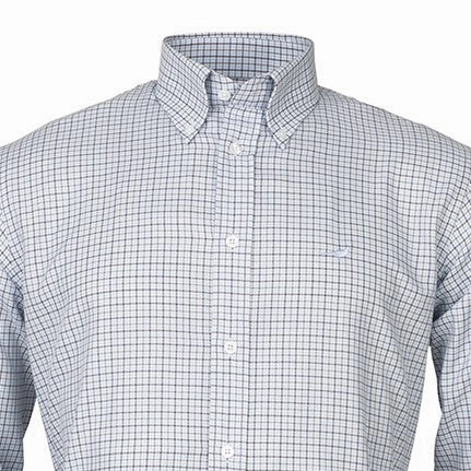 Laksen Ayling Mens Check Shirt - Sky/Brown Flash Sale Alert