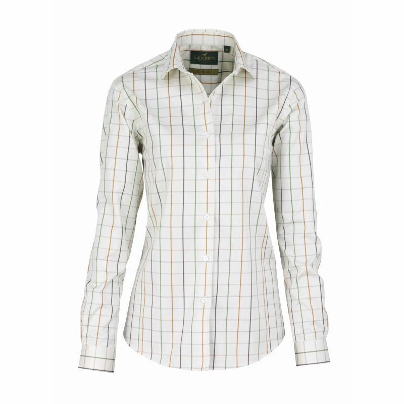 Today Only Offer Laksen Christy Ladies Check Shirt - Gold