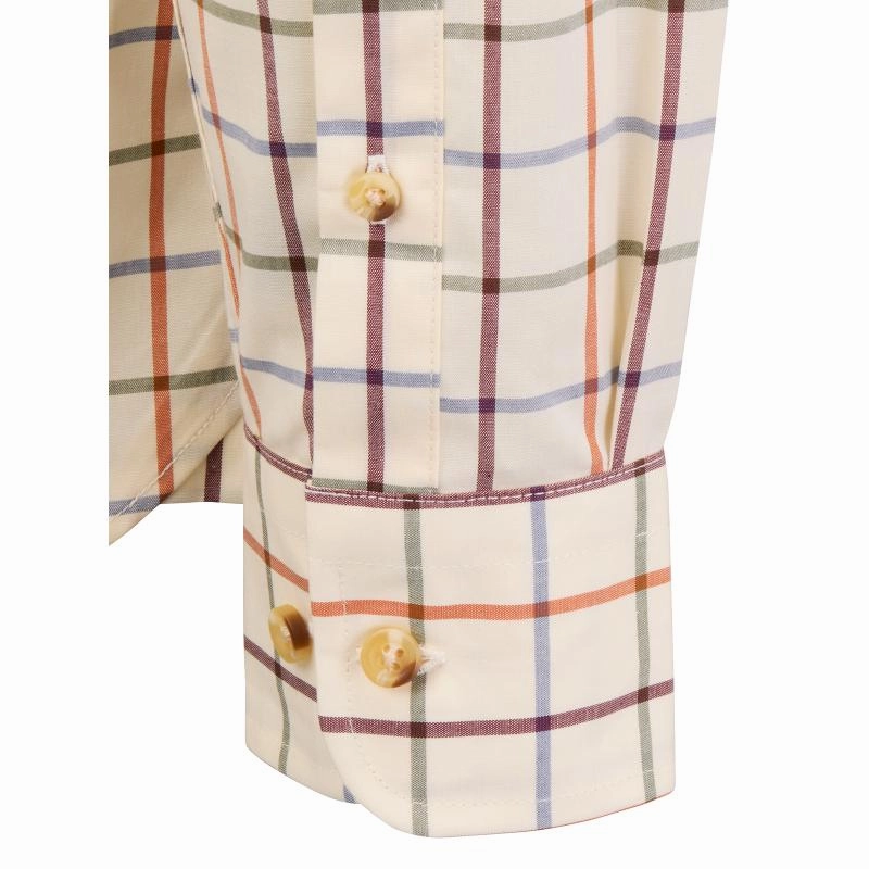 Special Occasion Discount Laksen Dawson Mens Sporting Stretch Shooting Shirt - Wine/Corn Blue/Terra/Forest