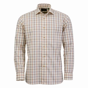 Laksen Dawson Mens Sporting Stretch Shooting Shirt - Wine/Corn Blue/Terra/Forest Price Drop Frenzy