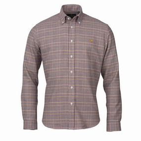 Grab It Fast Laksen Harris Mens Check Shirt - Pine