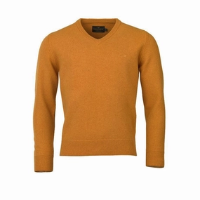 Laksen Johnston V-Neck Lambswool Mens Jumper - Gorsy Online Exclusive Offer Today Only Discount Alert