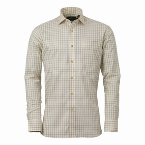 Laksen Mort Mens Shooting Shirt - Old Red/Deep Ocean Limited Edition Offer