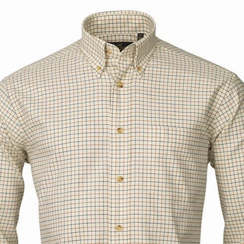 Laksen Paulie Mens Tattersall Shirt - Reddish/Forest Instant Discount Clearance Steal Today