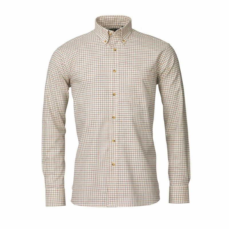 Laksen Pete Cotton/ Wool Mens Shirt - Denim/Grape Grab the Deal Now