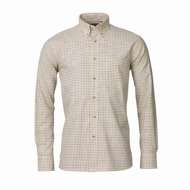 Laksen Pete Cotton/ Wool Mens Shirt - Denim/Grape Dont Miss This Offer Hot Savings Alert