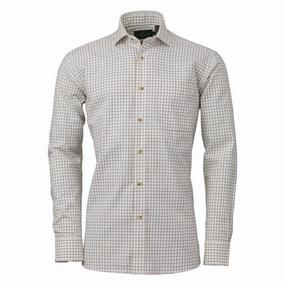 Deal of the Day Special Deals Online Laksen Pete Mens Shirt - Old Red/Cornflower