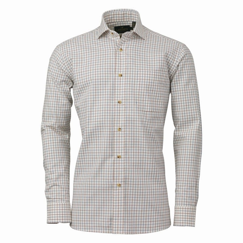 Laksen Pete Mens Shirt - Old Red/Cornflower Special Savings Today