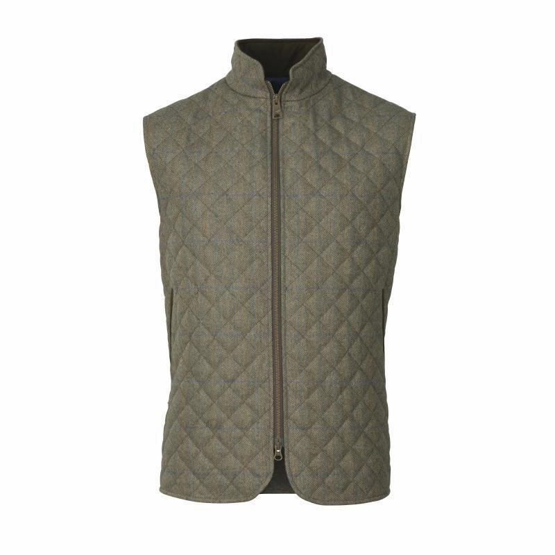 Exclusive Hot Pick Laksen Quilted Mens Tweed Gilet - Laird Tweed