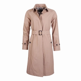 Barbour Findhorn Ladies Waterproof Trench Rain Jacket - Oatmeal Special Occasion Discount