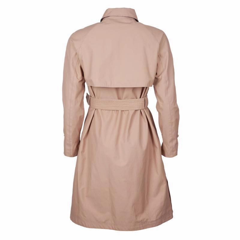 Barbour Findhorn Ladies Waterproof Trench Rain Jacket - Oatmeal Best Deal Online EndofWeek Deals