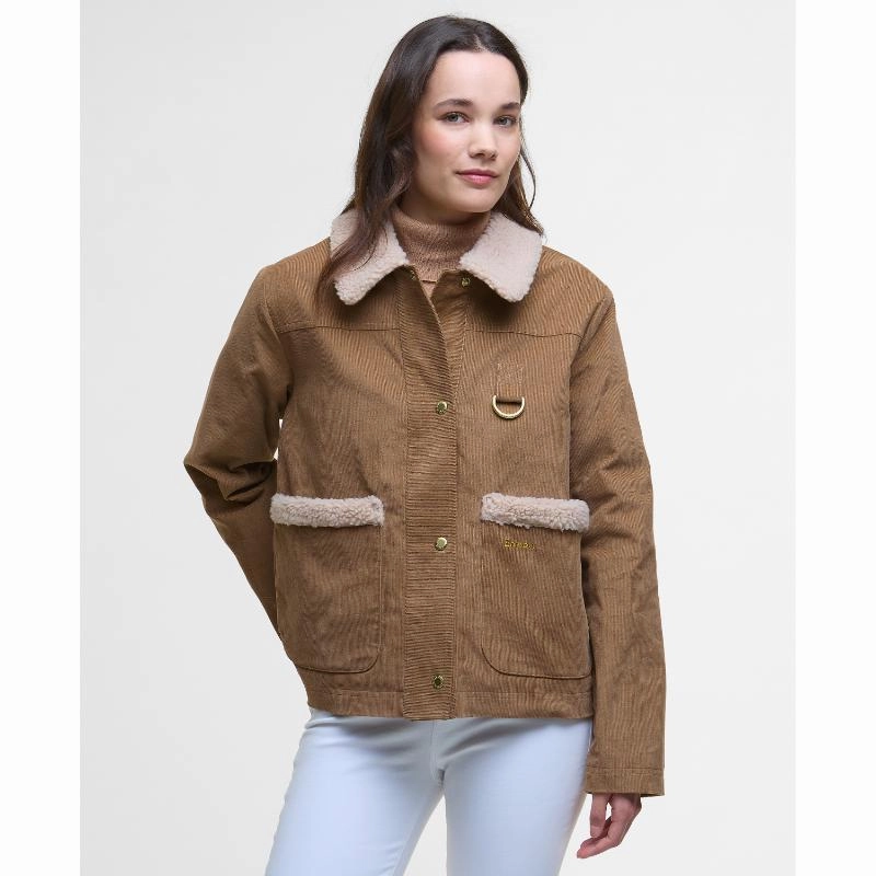 Todays Trending Deals Barbour Tabitha Ladies Casual Jacket - Beige