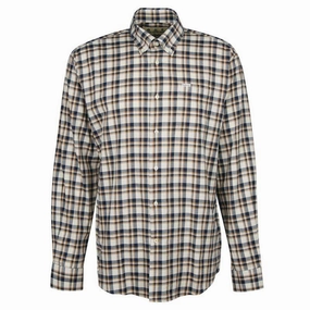 Limited Time Steal Limited Offer Alert Barbour Turville Mens Regular Fit Shirt - Ecru Marl