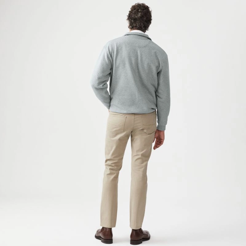 Clearance Steal Today R.M.Williams Mulyungarie 1/4 Zip Mens Sweater - Grey Marle