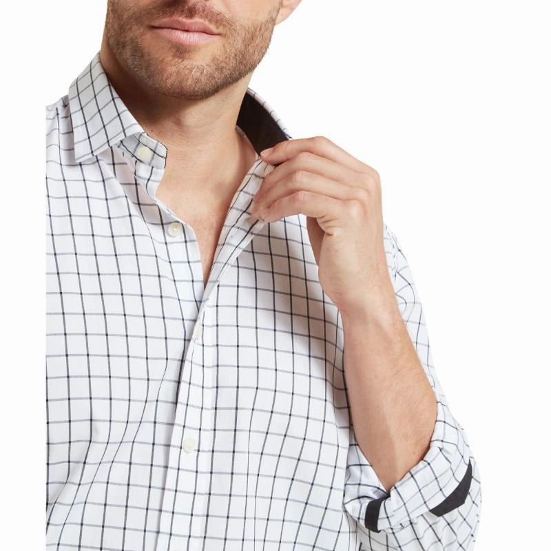 Hot Price Drop Exclusive Online Deal Schoffel Westminster Classic Mens Shirt - Navy Check