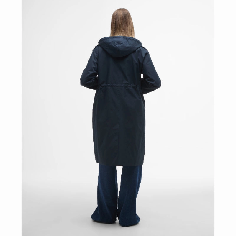 Mega Hot Offer Barbour Fearne Waterproof Ladies Jacket - Navy/Sky Dress Tartan