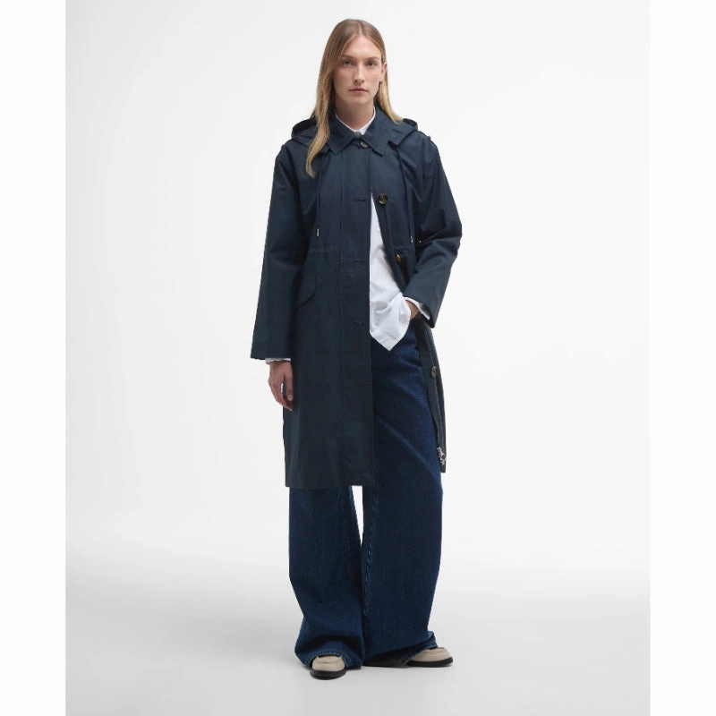 MustHave Steals Dont Miss Hot Deals Barbour Fearne Waterproof Ladies Jacket - Navy/Sky Dress Tartan