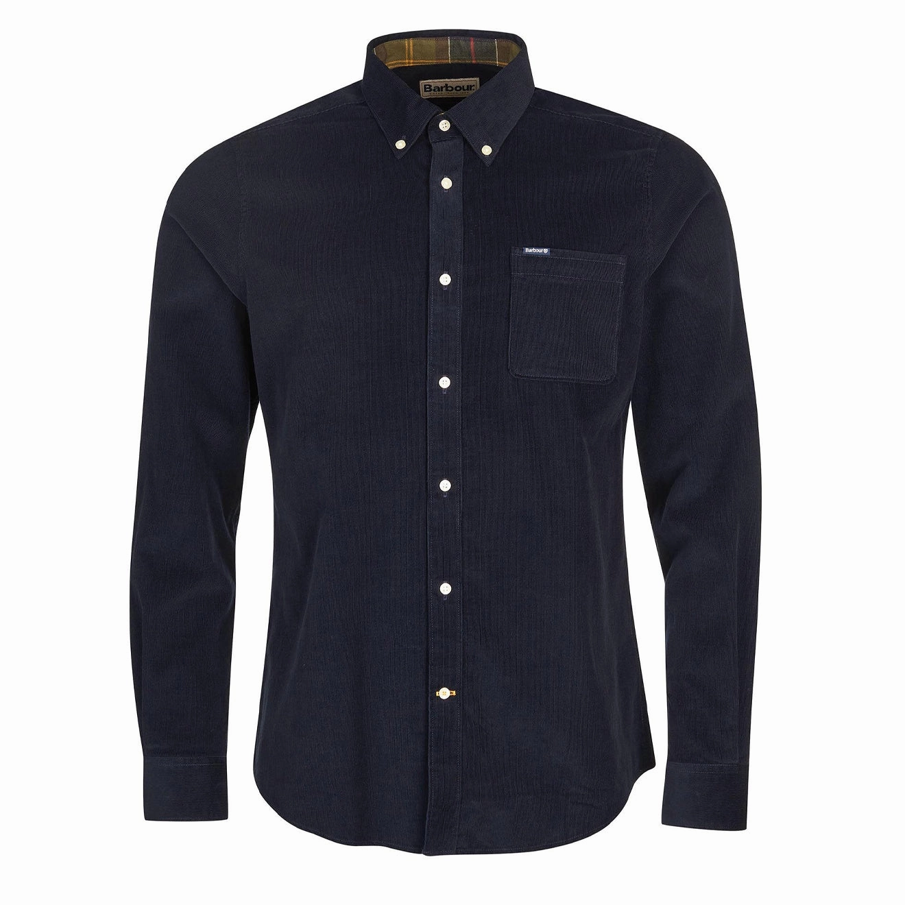 Barbour Ramsey Tailored Checked Shirt Navy Todays Mega Savings