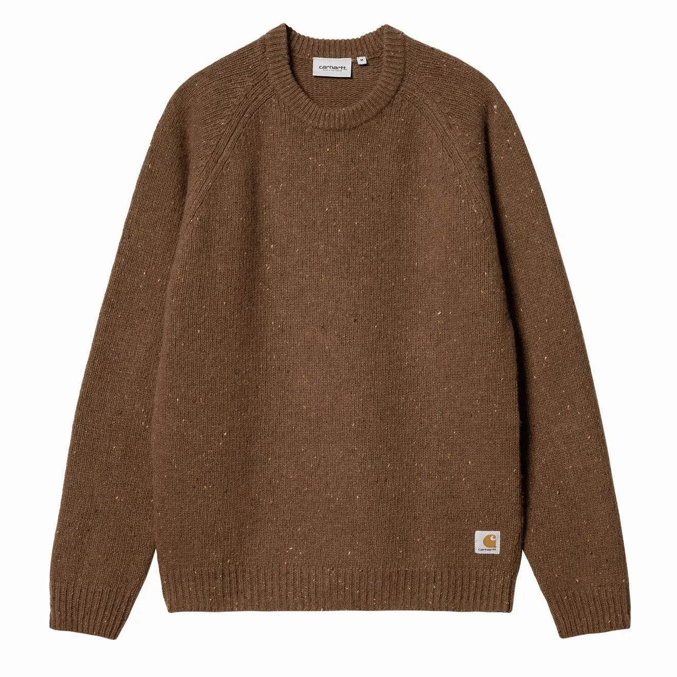 Carhartt Wip Anglistic Sweater Speckled Tamarind Dont Wait Save Today
