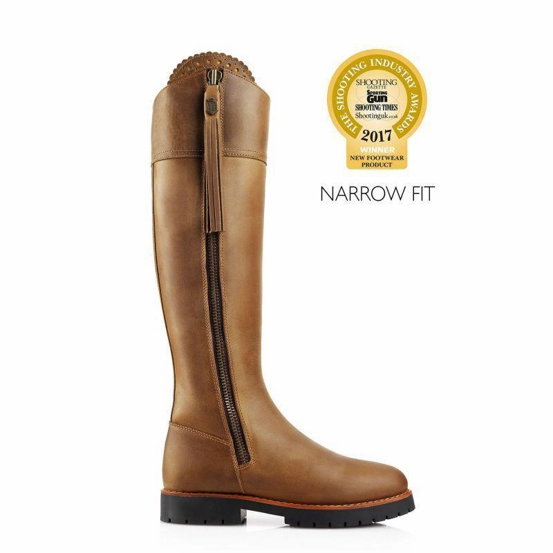 Fairfax & Favor Explorer Narrow Fit Ladies Waterproof Boots - Oak Special Online Offer Today Only Discount Alert