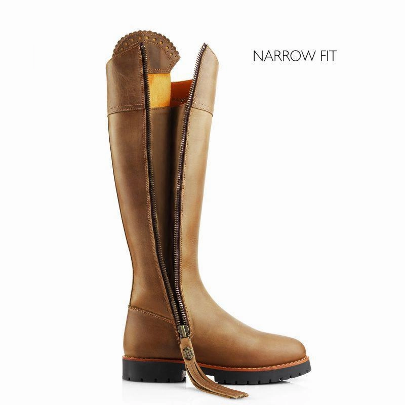 Today Only Discount Alert Fairfax & Favor Explorer Narrow Fit Ladies Waterproof Boots - Oak