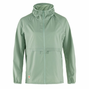 Limited Time Hot Deal Fjallraven Womens High Coast Wind Hoodie Misty Green