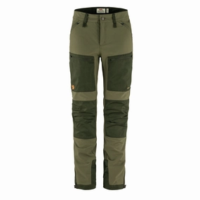Clearance Event Alert Flash Deal Alert Fjallraven Womens Keb Agile Trousers Reg Leg Laurel Green / Deep Forest