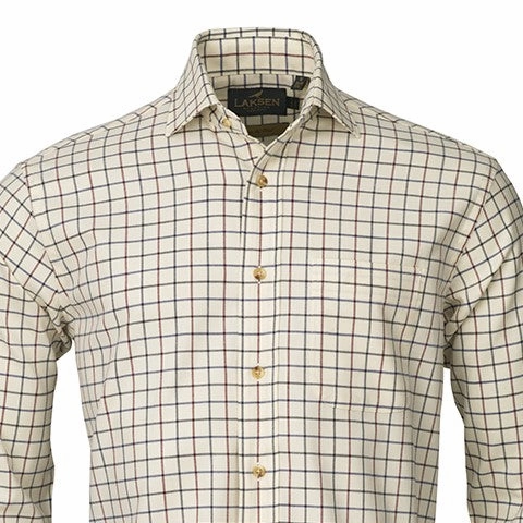 Laksen Benny Mens Tattersall Shirt - Forest/Denim/Grape Price Drop Frenzy Todays Special Picks