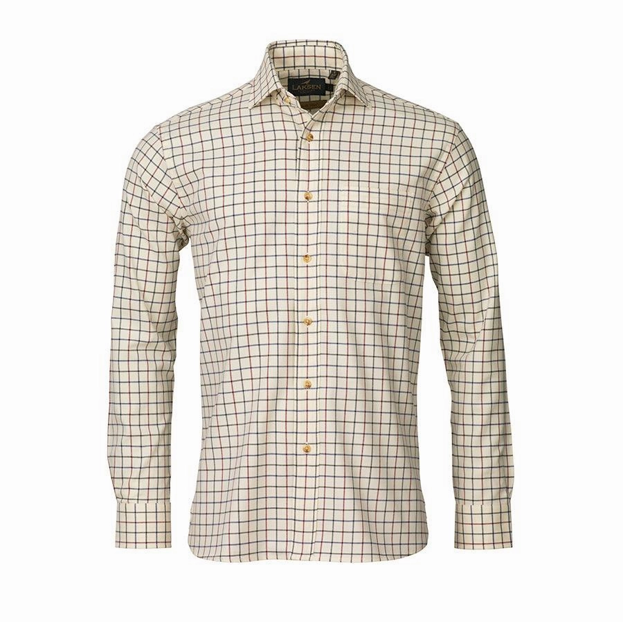 MustShop Sale Mega Discount Event Laksen Benny Mens Tattersall Shirt - Forest/Denim/Grape