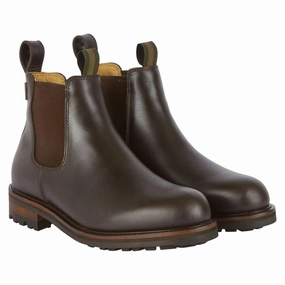 Exclusive Online Offer Le Chameau Chelsea Aventure Cuir Mens Waterproof Leather Boots - Marron Fonce