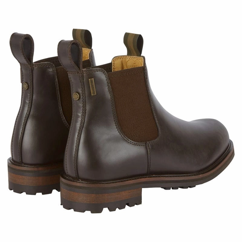 Hot Savings Alert Shop the Savings Le Chameau Chelsea Aventure Cuir Mens Waterproof Leather Boots - Marron Fonce