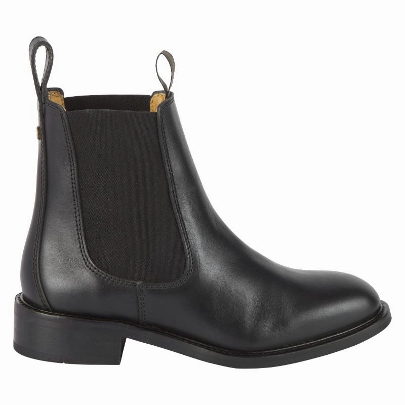 Le Chameau La Chelsea Cuir Ladies Leather Boots - Noir Save More Online
