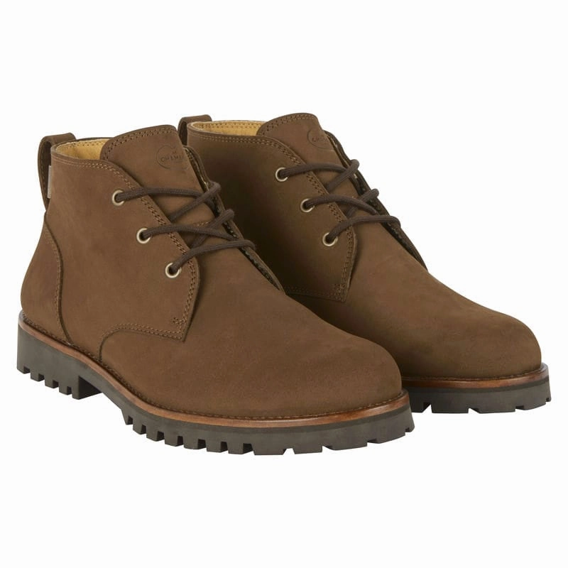 Trending Savings Now Clearance Blowout Le Chameau La Chukka Nubuck Leather Mens Waterproof Boots - Marron