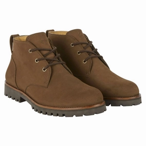 Trending Savings Now Clearance Blowout Le Chameau La Chukka Nubuck Leather Mens Waterproof Boots - Marron