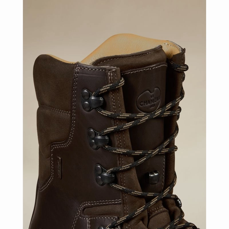 Le Chameau Mouflon 2.0 Extreme 10" Leather Mens Boots - Marron Fonce Shop the Savings