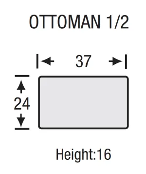 Legacy - Austin - Ottoman 1/2