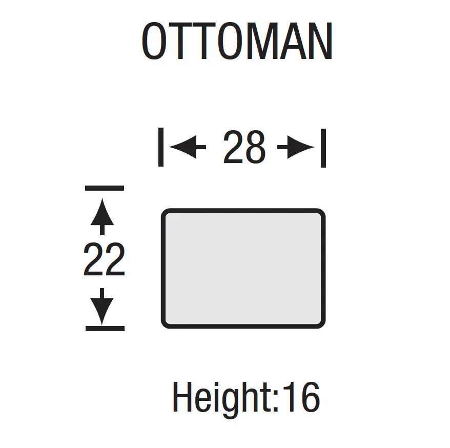 Legacy - Beckham - Ottoman