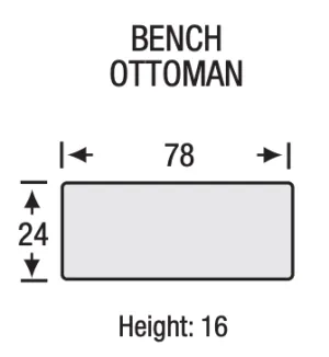 Legacy - Dalton - Bench Ottoman