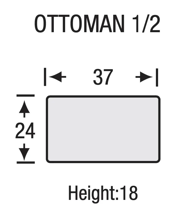Legacy - Santa Fe - Ottoman 1/2