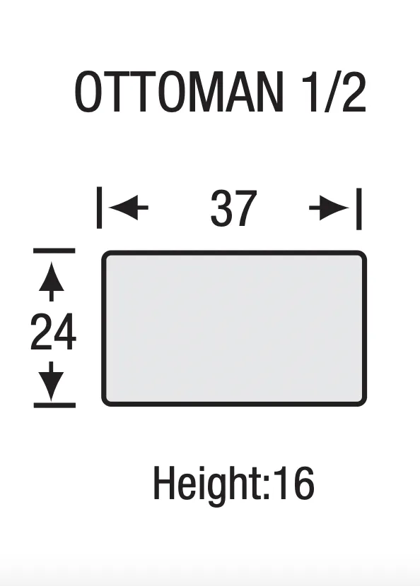 Legacy -Stonewall- Ottoman 1/2